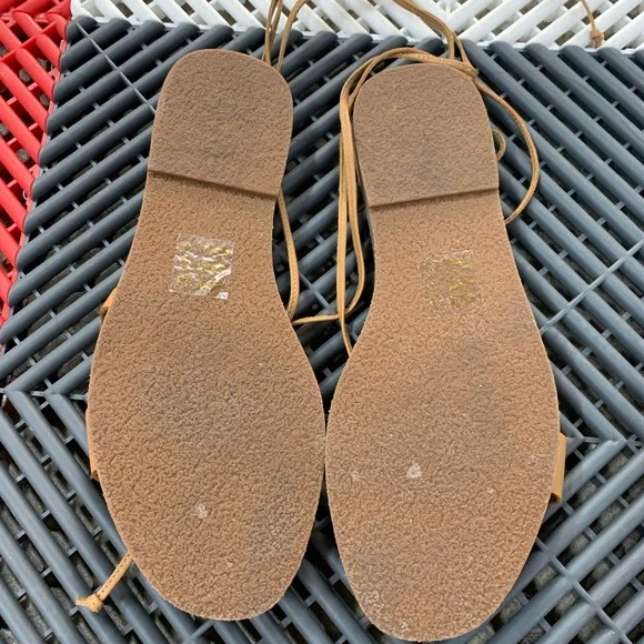 Madewell Boardwalk Lace-up Sandals | Size 7.5 - Picture 2 of 5
